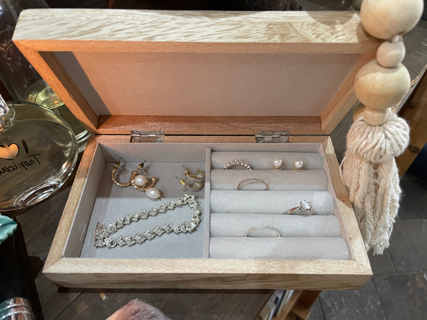 Antic Wooden jewellery box