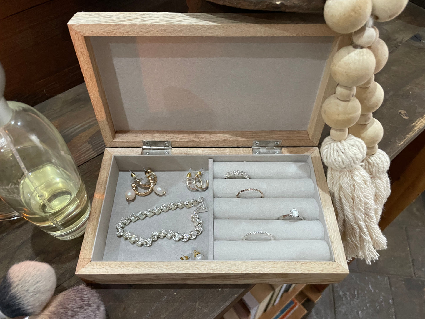 Antic Wooden jewellery box
