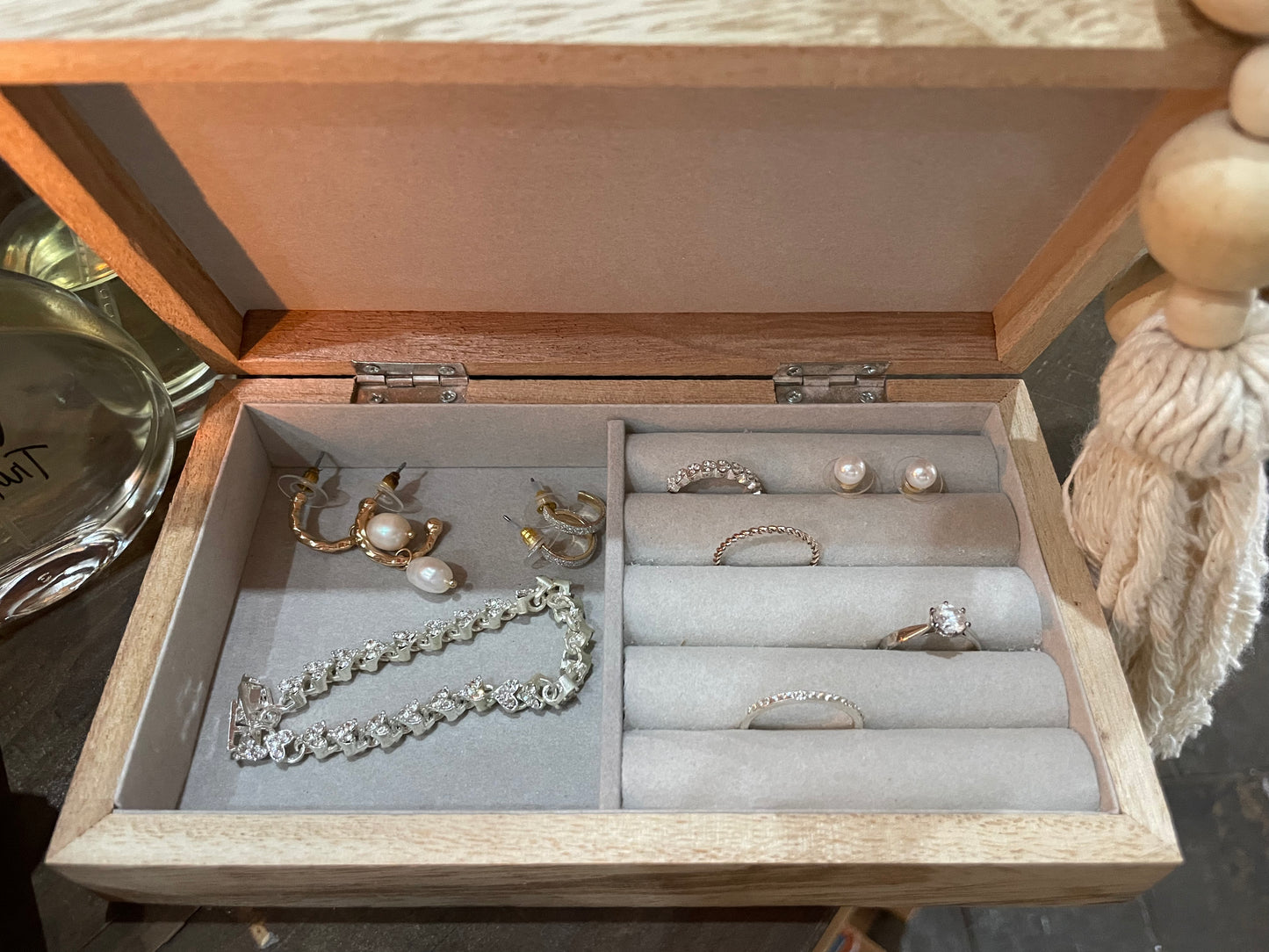 Antic Wooden jewellery box